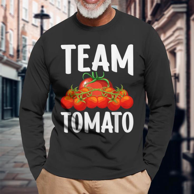 チームトマト 長袖Tシャツ 高齢者への贈り物