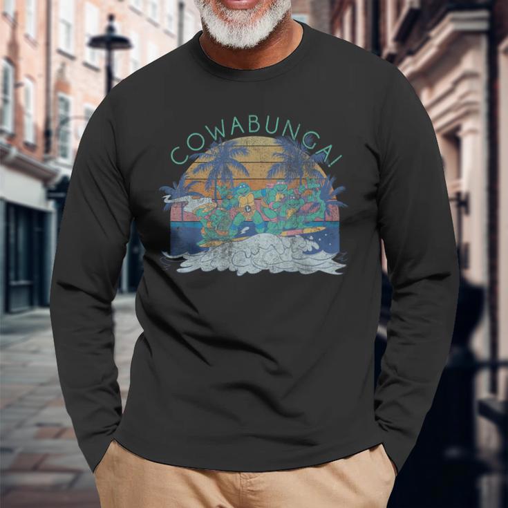 ティーンエイジ・ミュータント・ニンジャ・タートルズ ヴィンテージ Cowabunga 長袖Tシャツ 高齢者への贈り物