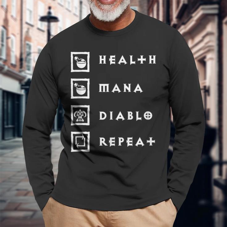 ディアブロ 長袖Tシャツ 高齢者への贈り物