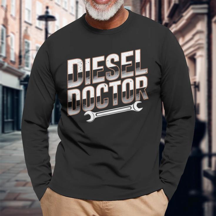 ディーゼルメカニック ディーゼルメカニック 長袖Tシャツ 高齢者への贈り物