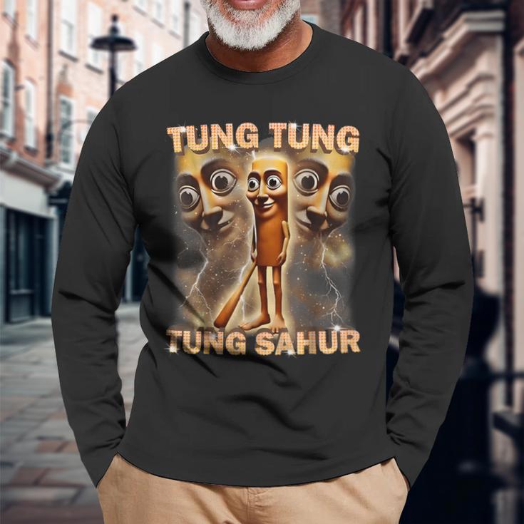 トゥン・トゥン・サフールは面白いイタリアの頭脳を呼んでいます 長袖Tシャツ 高齢者への贈り物