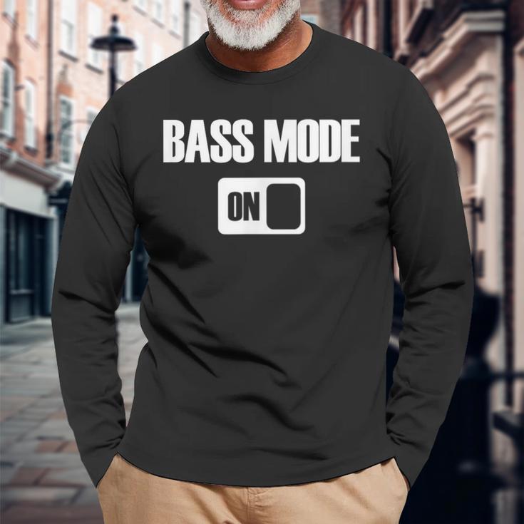バスモードで楽しい音楽コーラスが歌います。 長袖Tシャツ 高齢者への贈り物