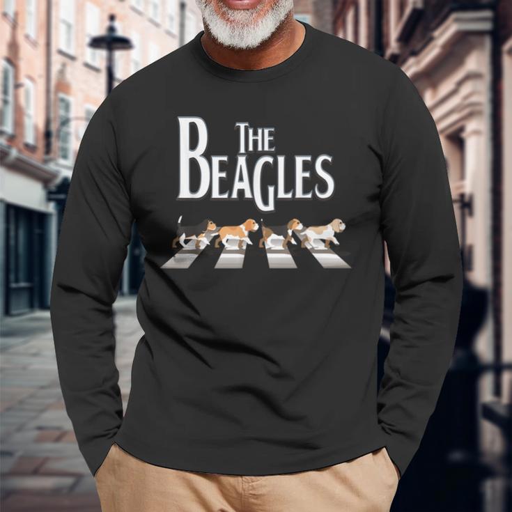 ビーグル犬ビーグル愛好家のための面白いギフト 長袖Tシャツ 高齢者への贈り物