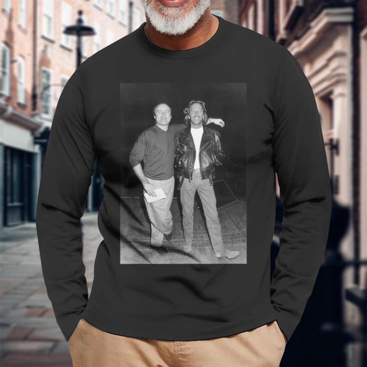 フィル・コリンズ&エリック・クラプトン ビフォア・ロイヤル・アルバート・ホール コンサート 長袖Tシャツ 高齢者への贈り物
