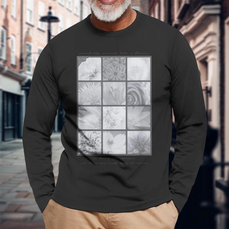 フォトプリント Aartwork ことばログ 長袖Tシャツ 高齢者への贈り物