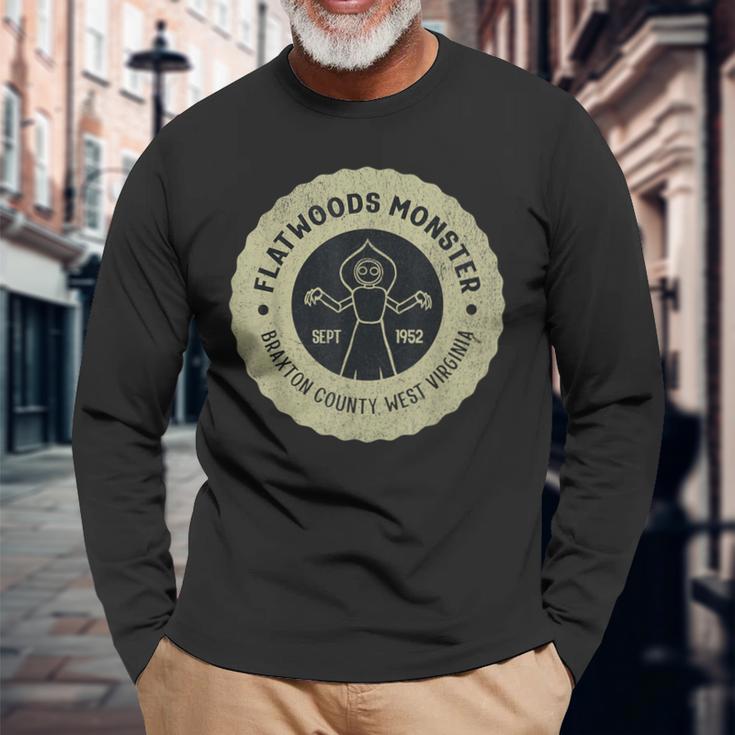 フラットウッズ モンスター 1952年9月 ウェストバージニア州民間伝承 Ufo 長袖Tシャツ 高齢者への贈り物
