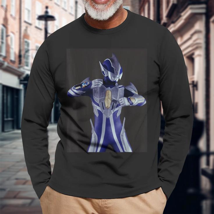 ブロマイドシリーズ ハンターナイト ツルギ 長袖Tシャツ 高齢者への贈り物