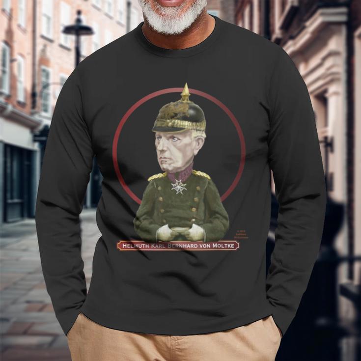ヘルムート・カール・ベルンハルト・フォン・モルトケ 長袖Tシャツ 高齢者への贈り物