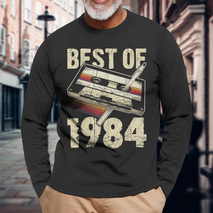 ベスト・オブ1984、オーディオ・カセット、42歳の誕生日、42歳 長袖Tシャツ 高齢者への贈り物