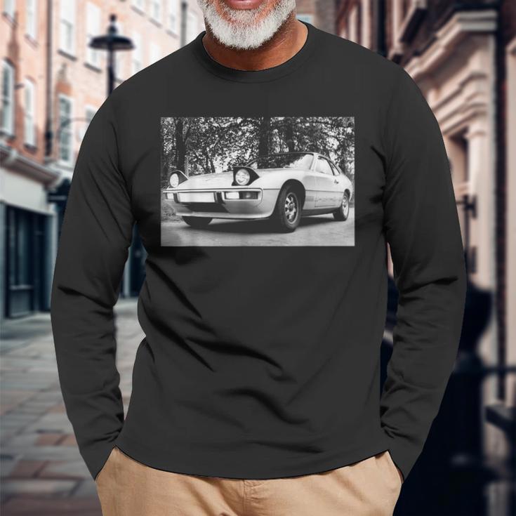 ポルシェ 924 1977 スポーツカー 長袖Tシャツ 高齢者への贈り物