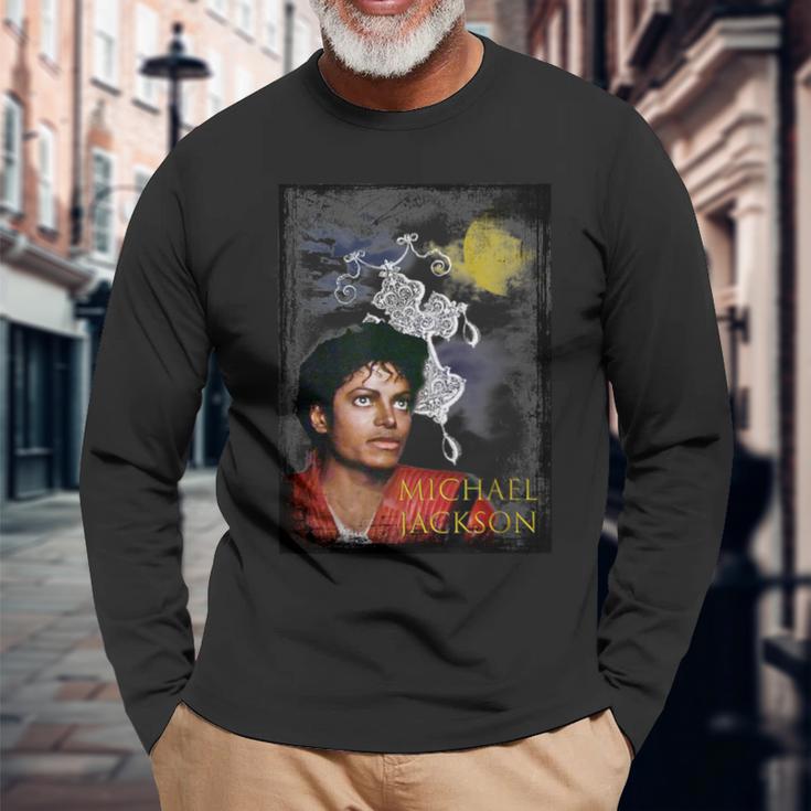 マイケルジャクソン 066 Thriller 長袖Tシャツ 高齢者への贈り物