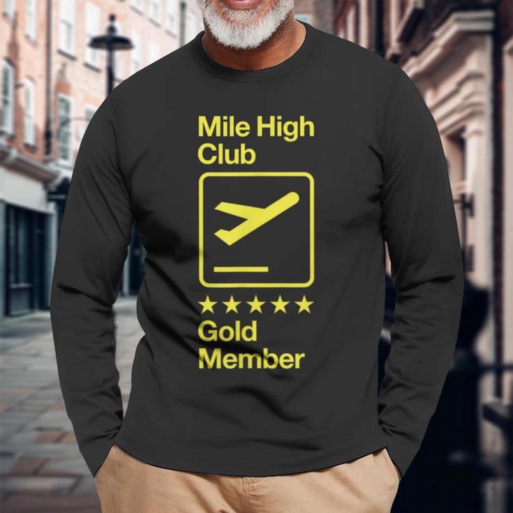 マイルハイクラブ ゴールドメンバー 長袖Tシャツ 高齢者への贈り物
