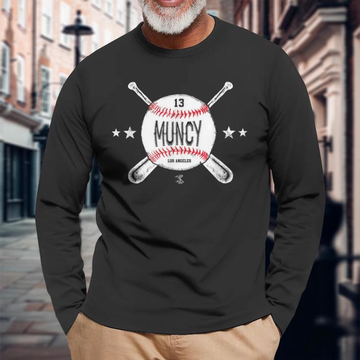 マックスマンシークロスベースボールゲームデー 長袖Tシャツ 高齢者への贈り物
