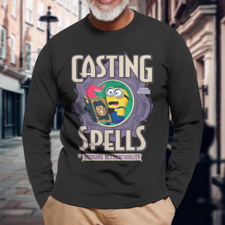 ミニオンズ＆モンスターズ Castingpells 長袖Tシャツ 高齢者への贈り物