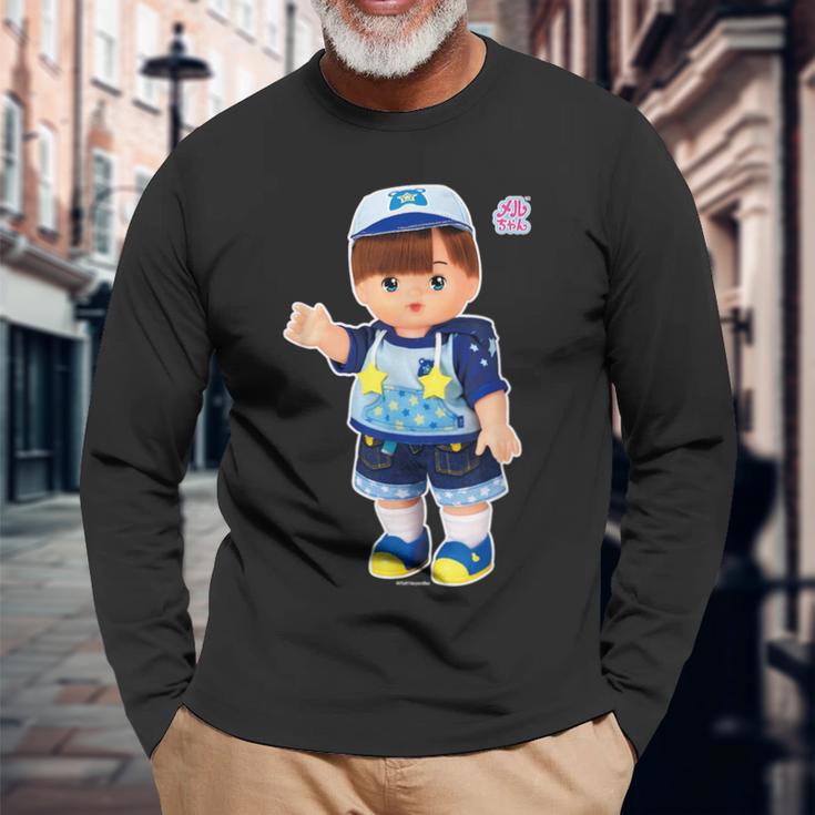 メルちゃんのおともだち あおくん Bigプリント 長袖Tシャツ 高齢者への贈り物