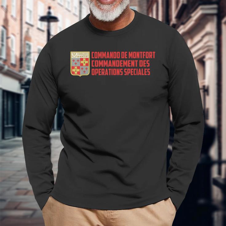 モンフォート コマンドー フランス特殊部隊 ミリタリー 長袖Tシャツ 高齢者への贈り物