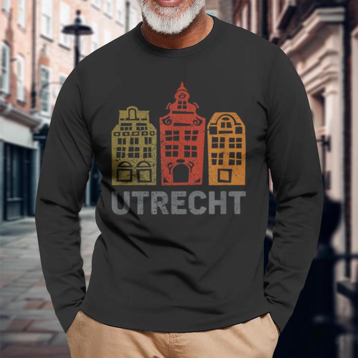 ユトレヒト旧市街 長袖Tシャツ 高齢者への贈り物