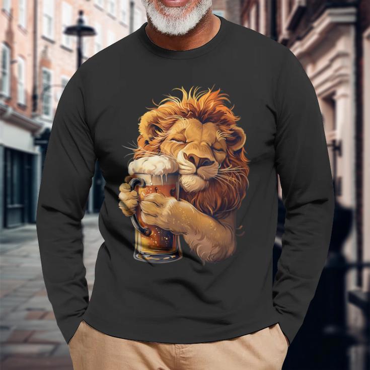 ライオンビール 長袖Tシャツ 高齢者への贈り物