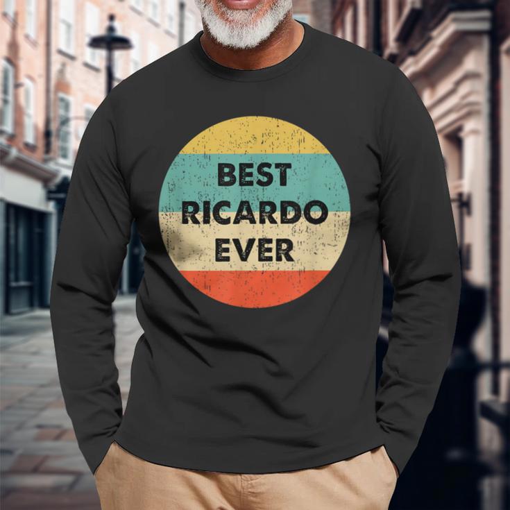 リカルド名 長袖Tシャツ 高齢者への贈り物