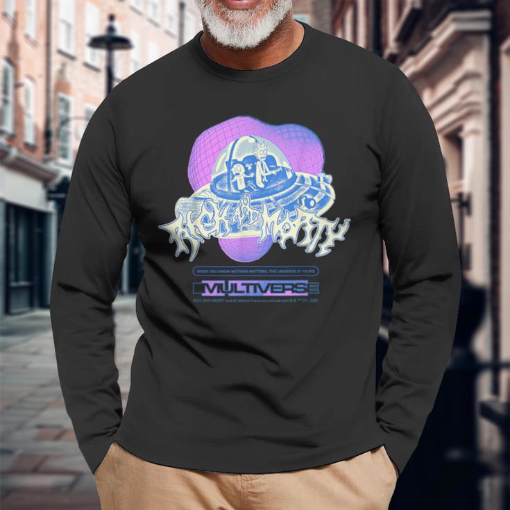 リック・アンド・モーティ マーチ マルチバース・マッドネス 長袖Tシャツ 高齢者への贈り物