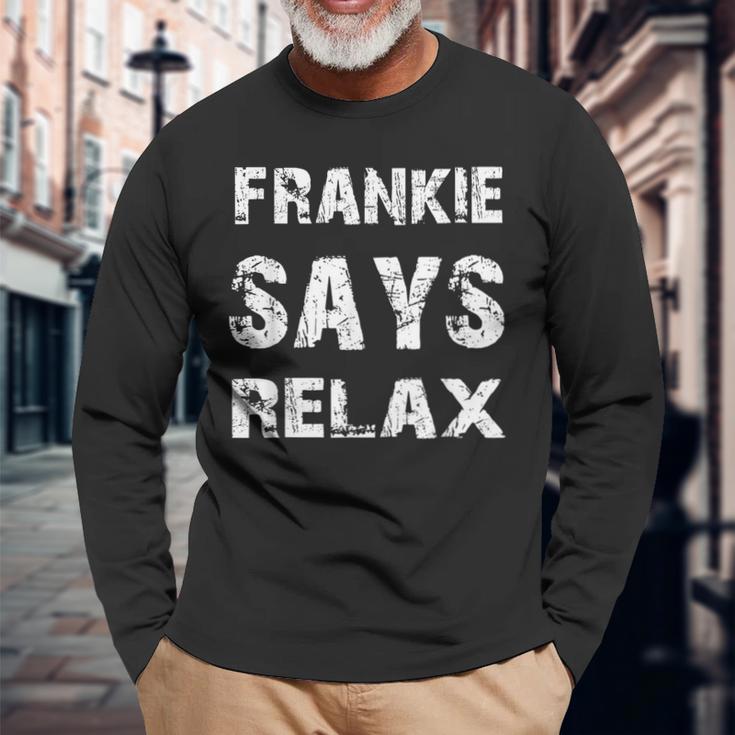 リラックスフランキー ファニー 長袖Tシャツ 高齢者への贈り物