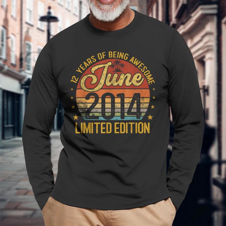 レトロ2014年6月限定版 12歳の12歳の誕生日 長袖Tシャツ 高齢者への贈り物