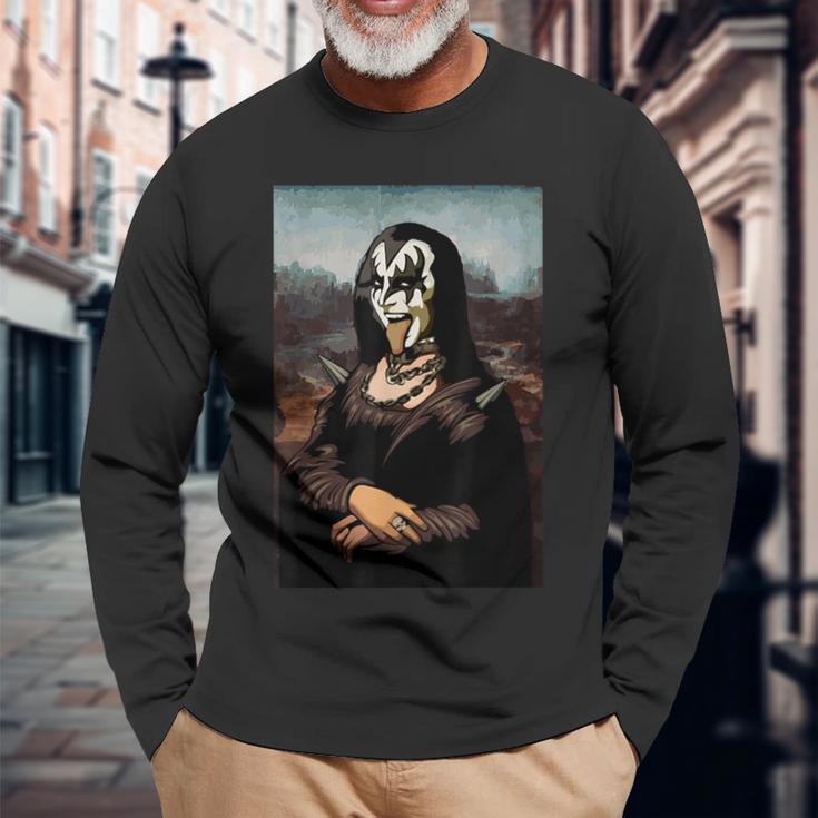ロックンロールバンド レイジーハロウィンコスチューム ロッカー音楽愛好家 長袖Tシャツ 高齢者への贈り物