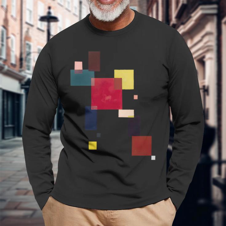 ワシリー・カンディンスキーによる13の長方形1930 長袖tシャツ 長袖Tシャツ 高齢者への贈り物