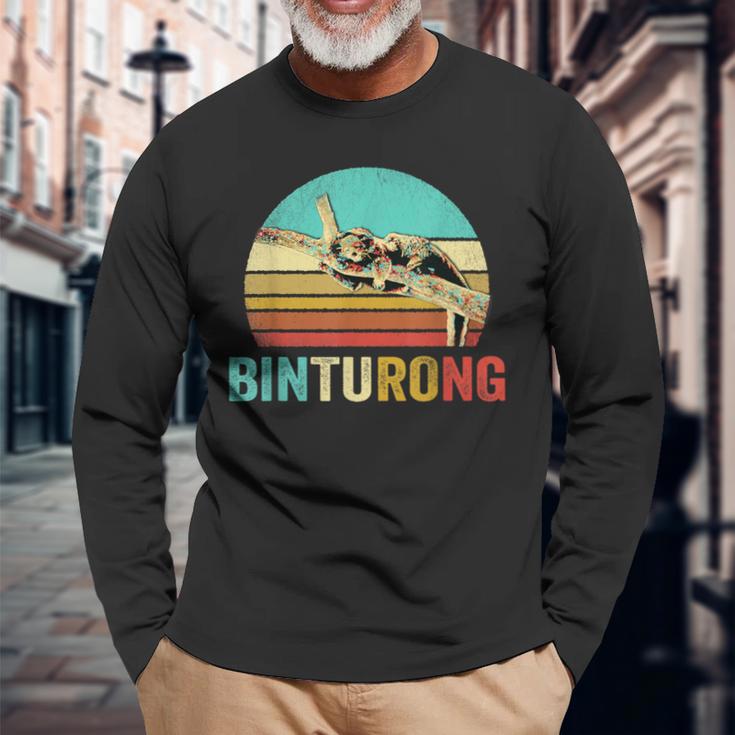 ヴィンテージ ビントロング シャツ サンセット 長袖Tシャツ 高齢者への贈り物