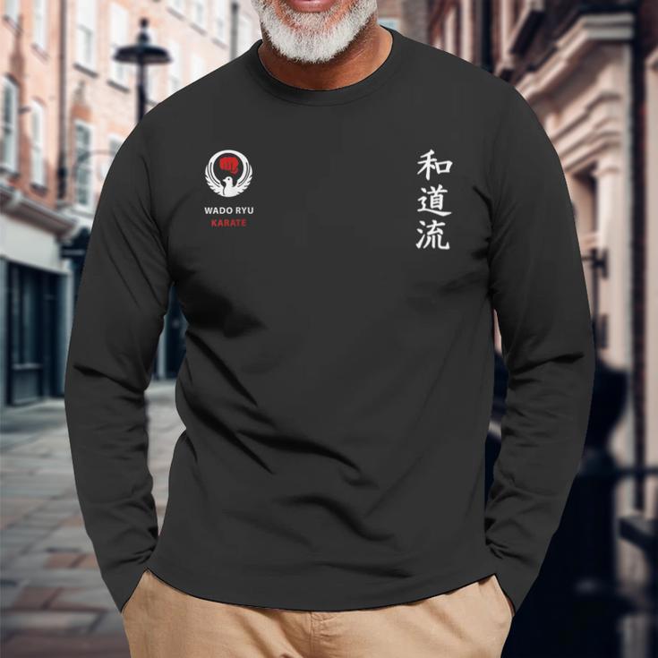 和道流空手クラシック 長袖Tシャツ 高齢者への贈り物