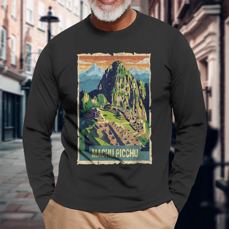 旅行 ペルー リマ マチュピチュ クスコ 家族 バケーション お土産 長袖Tシャツ 高齢者への贈り物