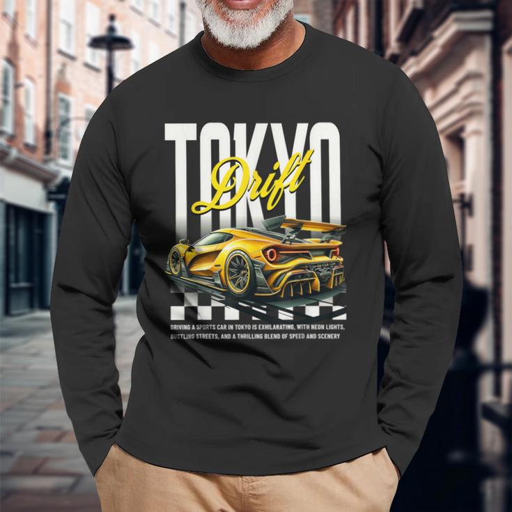 東京ドリフト 長袖Tシャツ 高齢者への贈り物