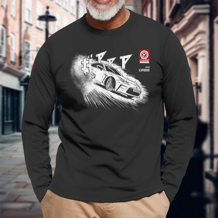 漫画 Zn8 Gr86 漂流 Fa24 Jdm 長袖Tシャツ 高齢者への贈り物
