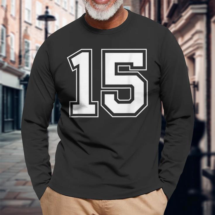 番号15 長袖Tシャツ 高齢者への贈り物