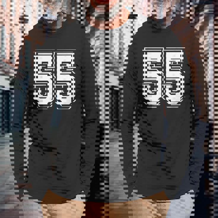 番号55 長袖Tシャツ 高齢者への贈り物