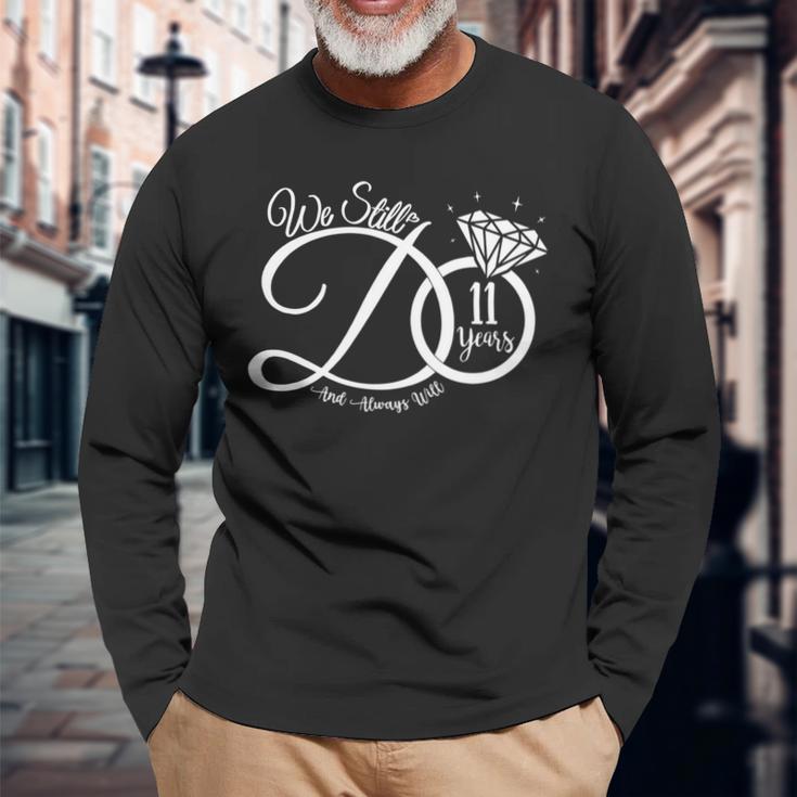結婚11周年 Wetill Do 11歳 カップル 長袖tシャツ 長袖Tシャツ 高齢者への贈り物