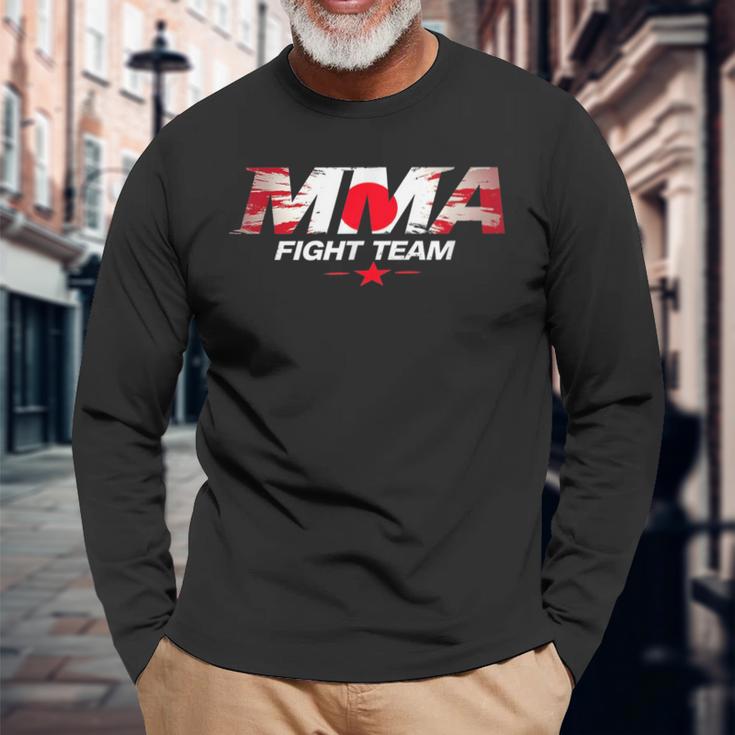 総合格闘技ファイトチーム 長袖Tシャツ 高齢者への贈り物