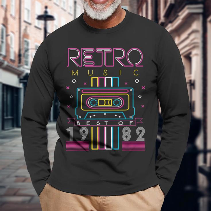 誕生日 1982年 誕生日 1982年 男性 1982年 1982年生まれ 長袖Tシャツ 高齢者への贈り物