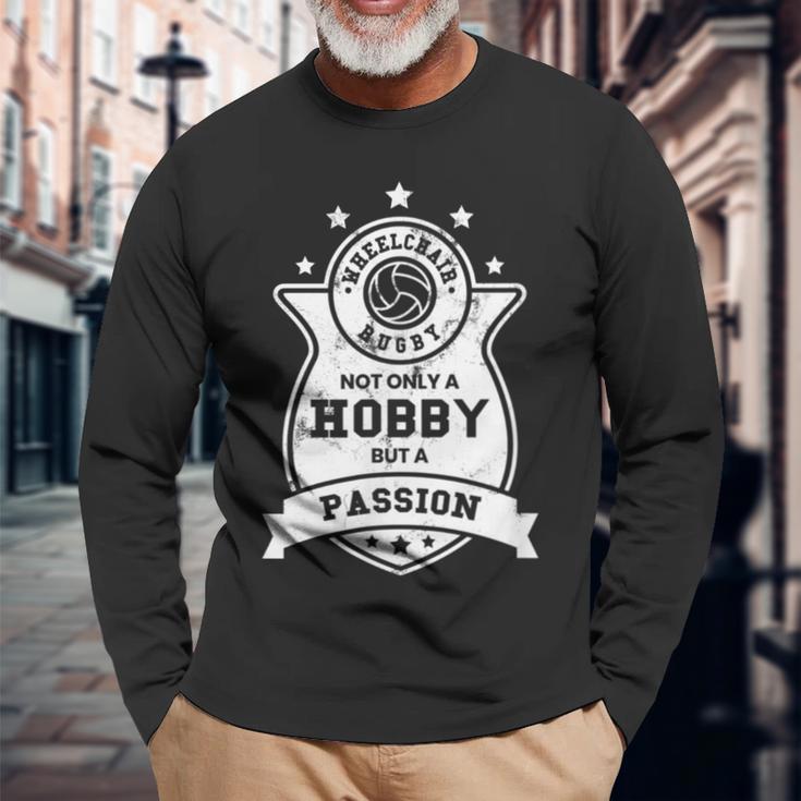 車椅子ラグビーtシャツ 情熱障害 スポーツギフト 長袖Tシャツ 高齢者への贈り物