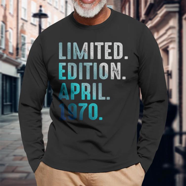 限定版 1970年4月 レトロ ヴィンテージ 1970 長袖Tシャツ 高齢者への贈り物