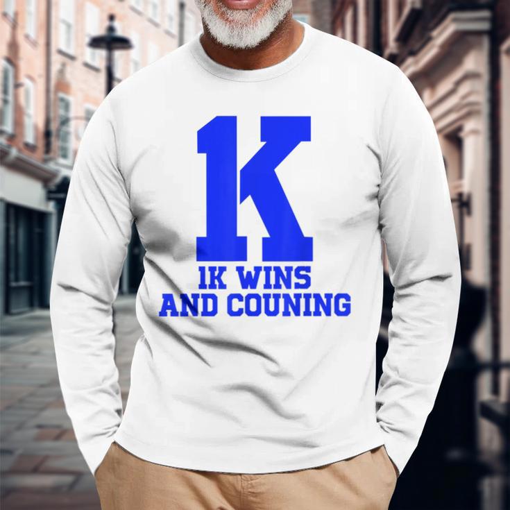 1Kコーチkボールドが勝ち、数え切れないほどのバスケットボール 長袖Tシャツ 高齢者への贈り物