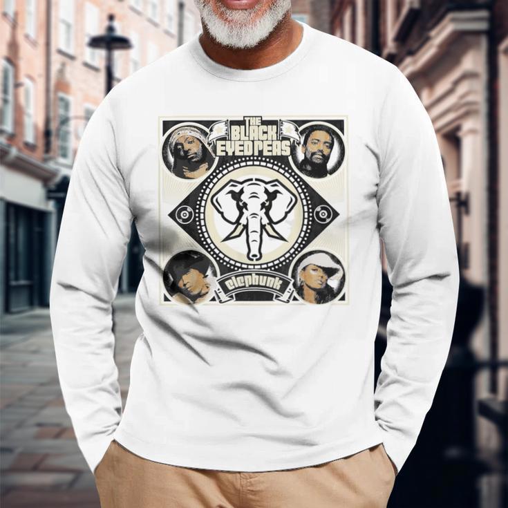 Eyed Peas エレファンクアルバム 長袖Tシャツ 高齢者への贈り物