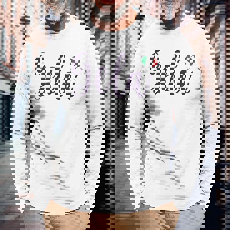 Gela Pride For Her 長袖Tシャツ 高齢者への贈り物