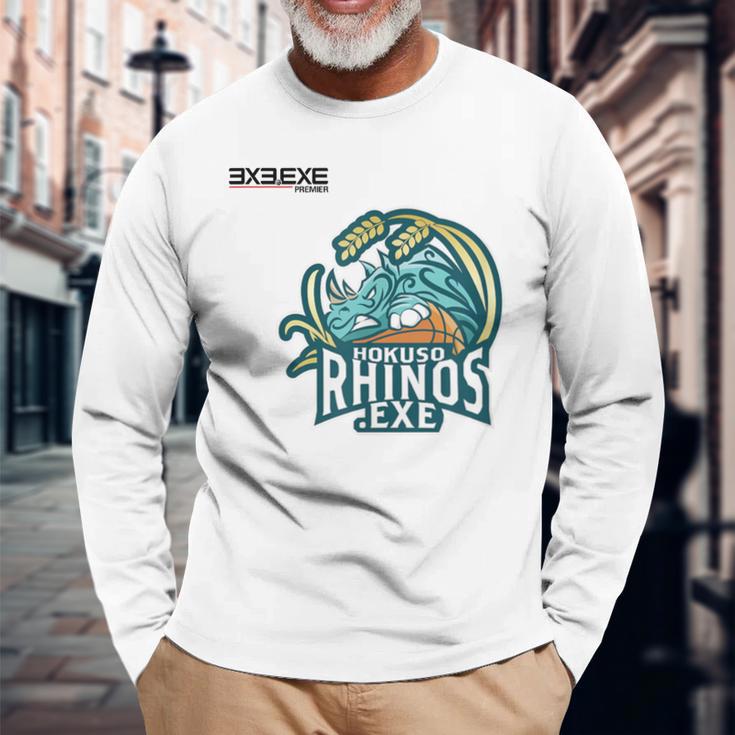 Hokuso RhinosExe_13_奥山颯太 長袖Tシャツ 高齢者への贈り物