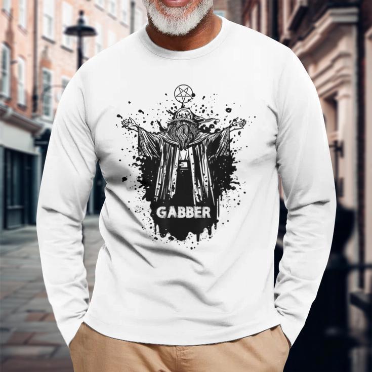 Holy Gabber Music Hardcore Techno Gabber 長袖Tシャツ 高齢者への贈り物
