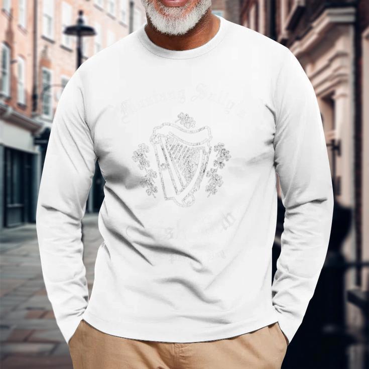 Irish Pub Crawl シャツ Mustangally's Pub Irish 長袖Tシャツ 高齢者への贈り物