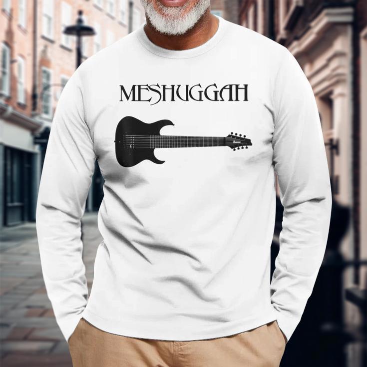 Meshuggah 8弦シグネチャーギター 長袖Tシャツ 高齢者への贈り物