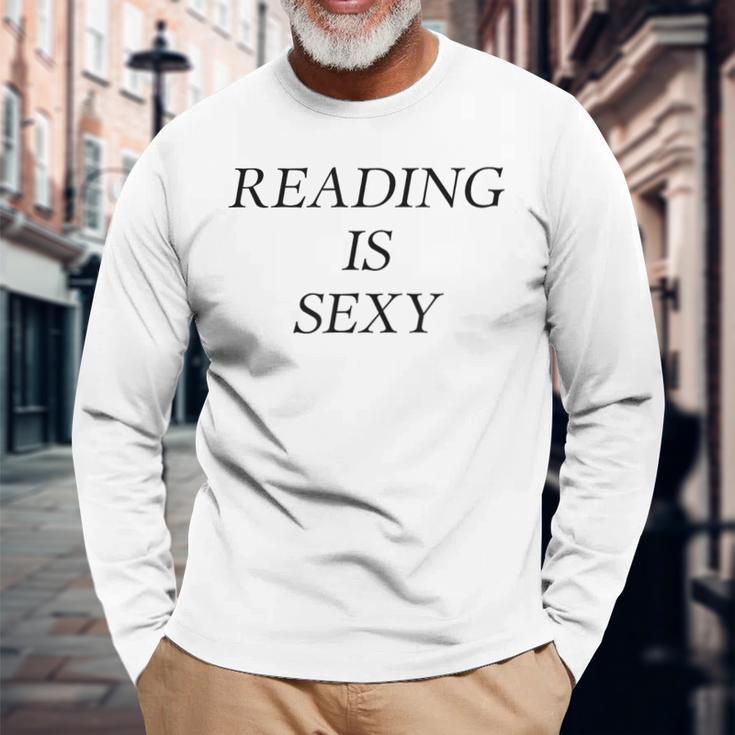 Reading Isexy 長袖Tシャツ 高齢者への贈り物