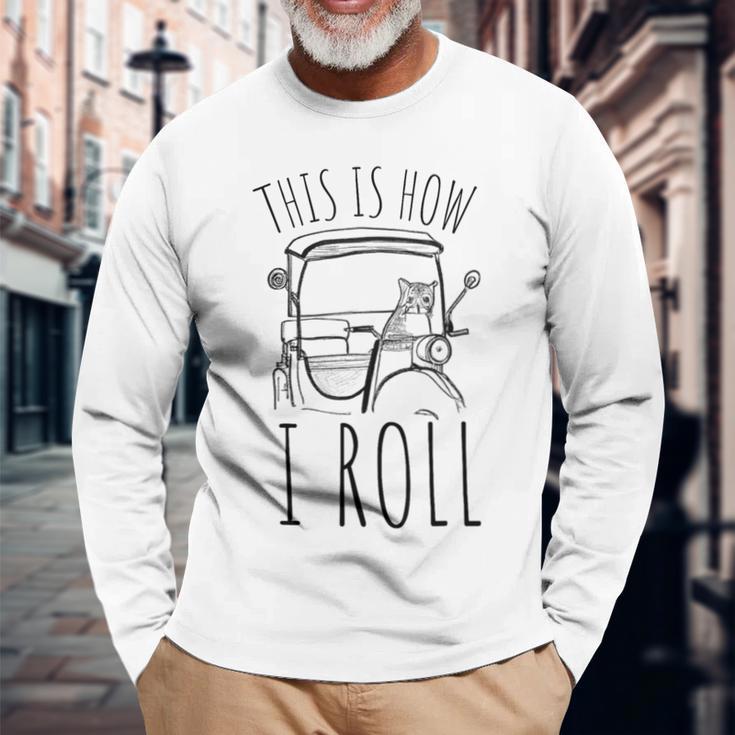 Tuk Tuk Rickshaw イタリアンスクータートランスポーター 長袖Tシャツ 高齢者への贈り物