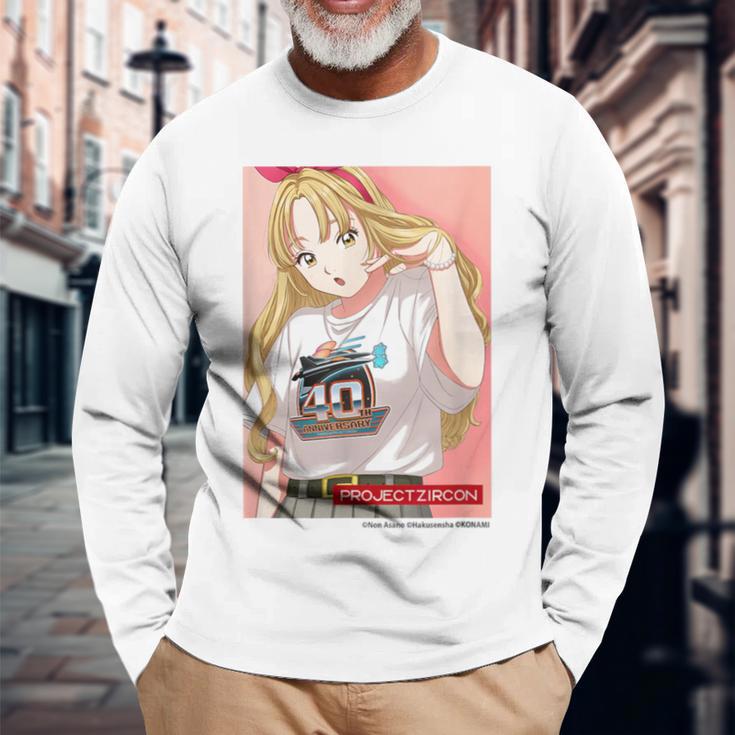 【Project Zircon×Fcグラディウス40th】ネオン（By淺野のん）「Fcグラディウス40th」 長袖Tシャツ 高齢者への贈り物